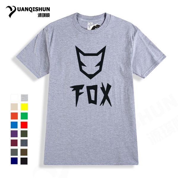 

sport 2018 fashion design fox men's cool fheadx t shirt 16 colors cotton streetwear active racinger moto-x brand tee-shirt