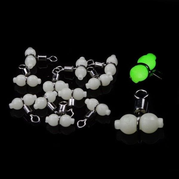 

30pcs/lot luminous fishing swivel fishing hook connector 3 way rolling swivel fishing accessories swivels connector bbylhg garden2010