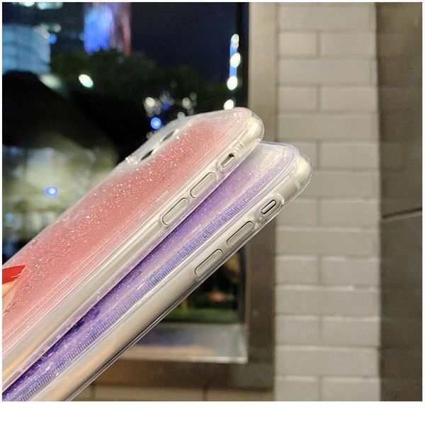 

quicksand glitter strap cord chain phone for iphone se 2020 11 pro xs max 6 7 8 plus xr necklace lanya qylkky