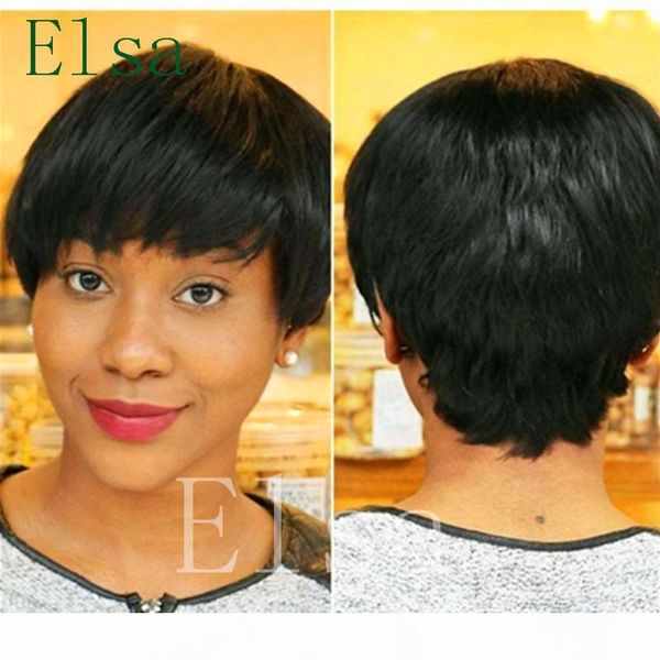 

bob wigs with baby hair peruvian virgin hair glueless full lace human hair wigs for black women, Black;brown