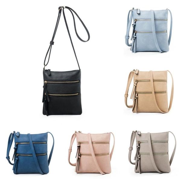 

women new fashion functional multi pocket casual crossbody bag messenger shoulder bag