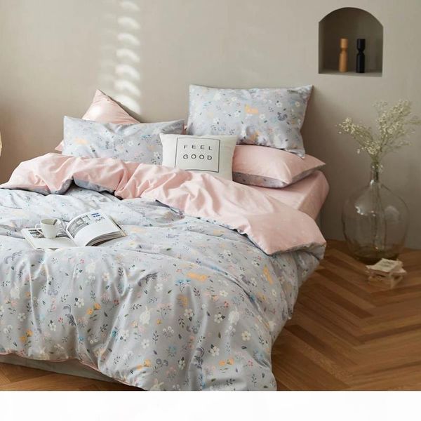 

papa&mima cotton bedding sets print linens (flat sheet pillowcase duvet cover