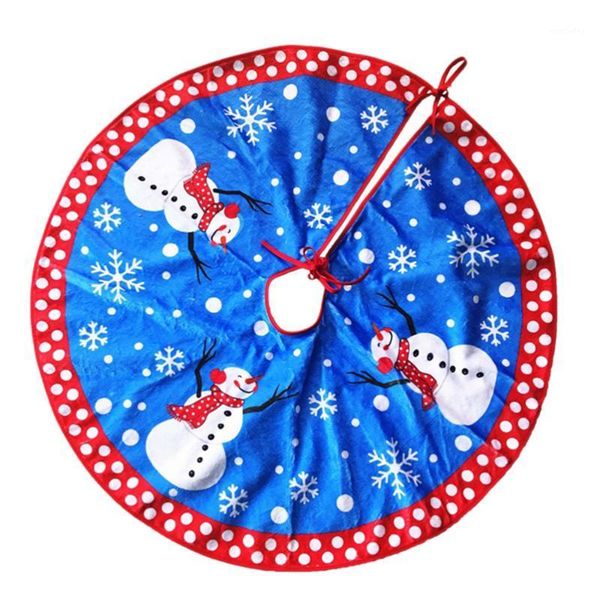 

christmas decorations tree skirt felt xmas snowman base decoration apron wrap1