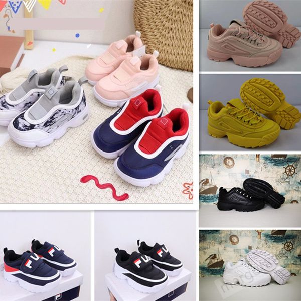 

destroyer white kids children boy girl toddler run shoes winter with fluff pink black yellow heighten shoes trainer