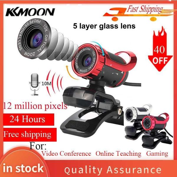 

webcam 1080p usb webcam hd camera web cam 360 degree with mic clip-on for deskskype computer pc lapweb camera pc1