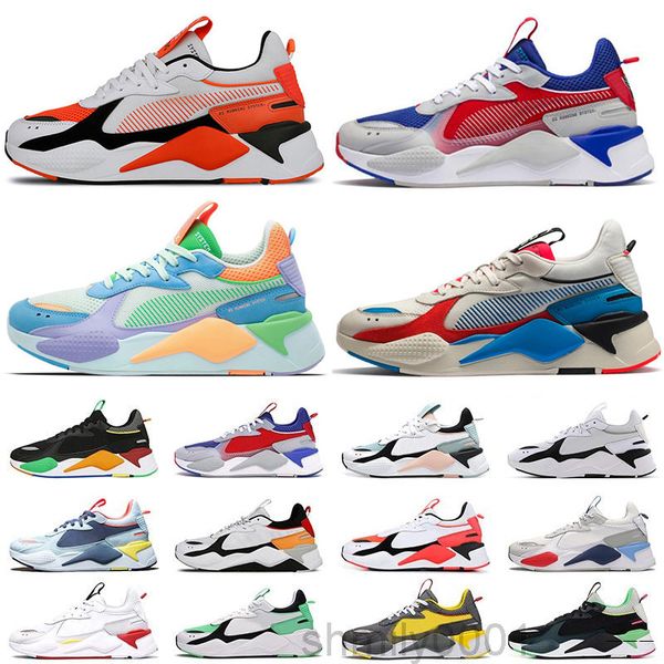 

new blue atoll bright peach mens trainers fashion sports sneakers rs-x reinvention toys transformers men women casual shoes 3-yq