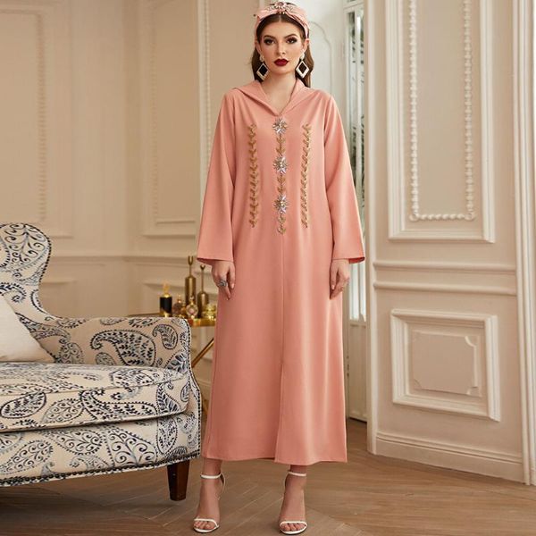 

ethnic clothing turkey hijab muslim dress eid mubarak kaftan abaya dubai islamic abayas for women robe musulman de mode djellaba femme, Red