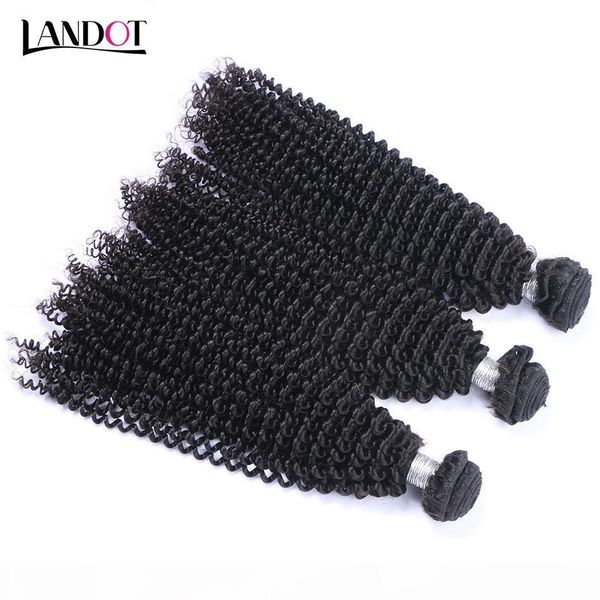 

brazilian kinky curly virgin hair 3pcs unprocessed brazilain human hair weaves bundles brazilian remy curly hair extensions natural color, Black