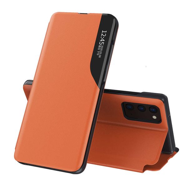 

qaapplicable to samsung a21s mobile phone case a50 flip phone s7edge smart leather case a70 package a30 anti falling m10lk