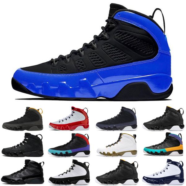 

2020 jumpman 9 9s men basketball shoes racer blue gym red dream it, do it mens trainers sports sneakers size 7-13