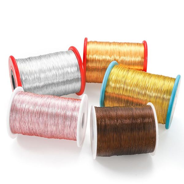 

1kg/roll 0.2-1mm not fade solid colorfast copper wire beadings cord cord string beading wire diy for jewelry making acc wmtfnq, White;red