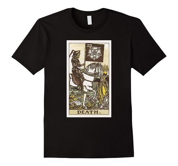 

death tarot card t shirt cartoon print short sleeve t shirt print mens summer tee sport hooded sweatshirt hoodie