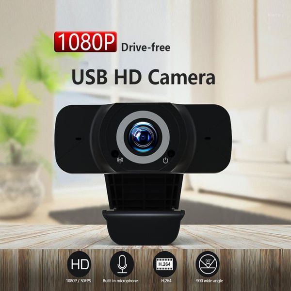 

webcam 1080p web camera full hd computer camera 110 degree widescreen with microphone for video conference/video call/live1