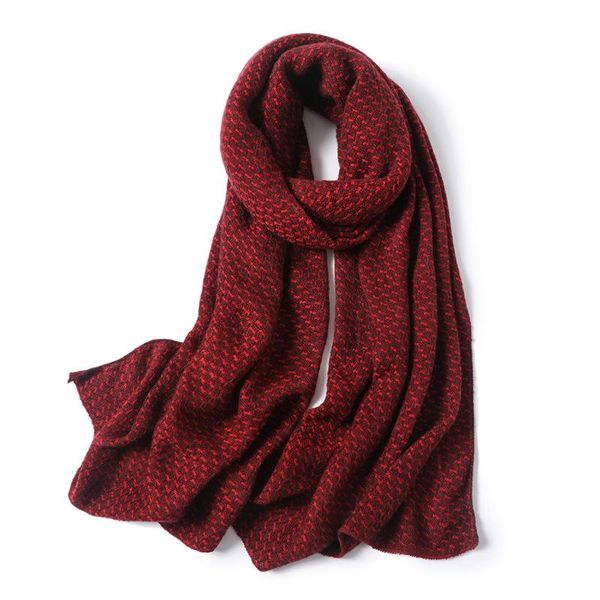 

твердого кашемир зимнего шарф вязаной foulard femme шаль шея обертывание для женщин warm long бандана echarpe, Blue;gray
