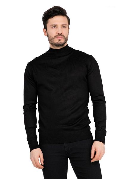 

buratti half turtleneck sweater male sweater 430yb20391, White;black