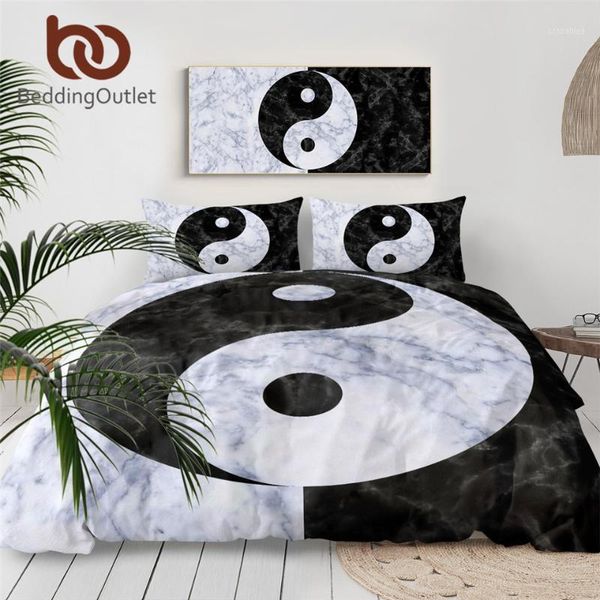 

beddingoutlet tai chi bedding set yin ang yang duvet cover marble comforter cover set paisley king bed cobertores de cama1