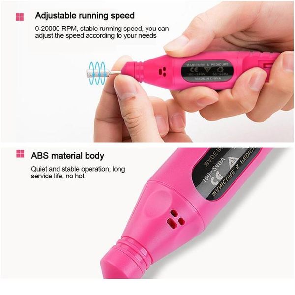 

professional electric nail drill machine polish grinding kit manicure machine pedicure nail file nail art tools k jllnxr