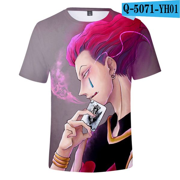 

classic anime hunter x hunter hisoka 3d print shirts humor hentai aesthetic men clothing