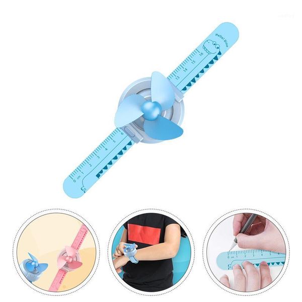 

1pc usb charging mini fan outdoor wrist fan slap bracelets slap bands toy1