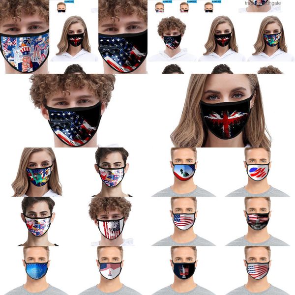 

5 styles flag american 3d printed washable national anti dust mask outdoor cycling fa lmxt vy81
