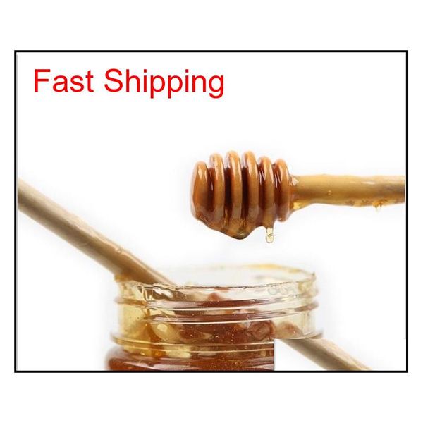 

15 cm stirrer wooden honey spoon stick for honey jar long handle mixing stick honey dipp qyllcd mj_bag