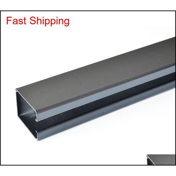 

diyhd 5ft-8ft smooth black box rail heavy duty barn door hardware interior outside door qylxuq homes2011