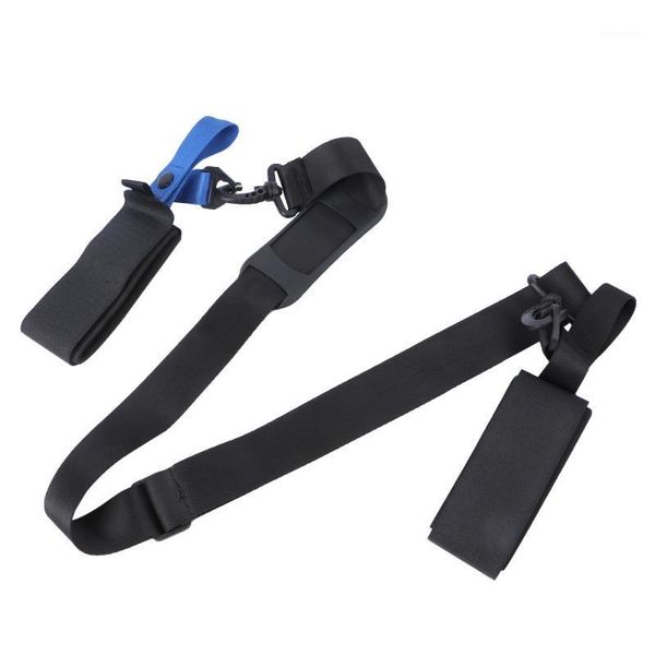 

snowboard shoulder strap ski fixing strap portable ski carrying band1, Black;blue