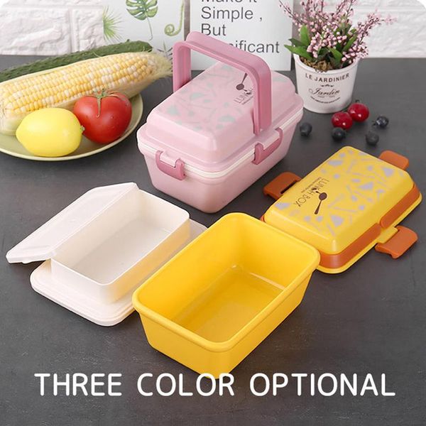 

bpa free портативный lunch box экологию портативный microwaveble bento box для хранения продуктов контейнер для детей стьюдента sqcoob pp200