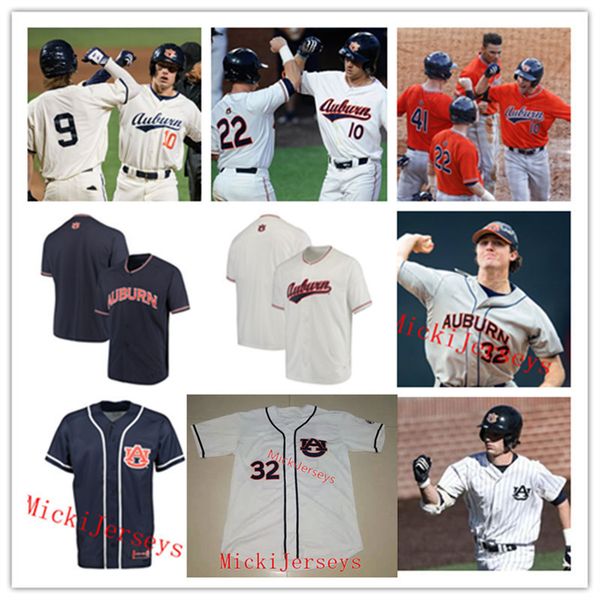 

ncaa custom au baseball jersey josh hall nate larue garrett farquhar brayton brown cole foster john samuel shenker bobby peirce bo jackson f, Black