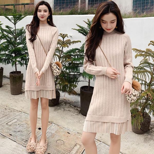 

make spot new winter hair thickening render wool dress dress, Black