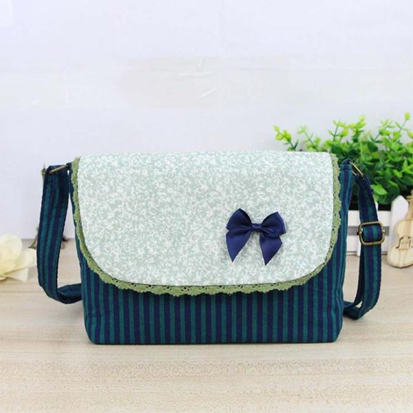 

canvas small phone bag striped crossbody sweet messenger bag women girls vintage floral flap handbags popular fa$1