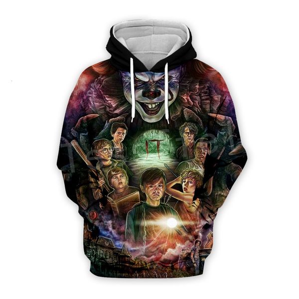 

tessffel halloween michael myers horror movie jack skellington funny pullover tracksuit 3dprint hoodies men/women long sleeve n1, Black