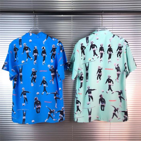 

2021 new ss beach women 1:1 streetwear casual digital printing tees shirts hawaiian shirt men clothing gz4l, White