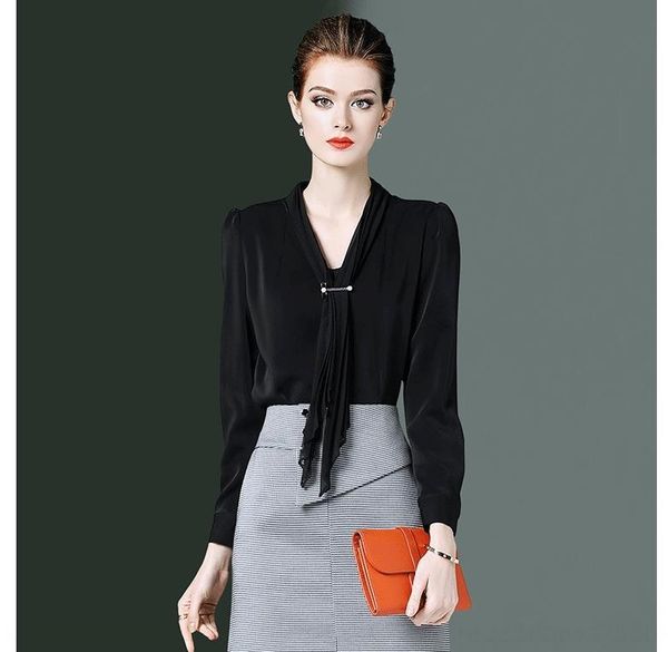 

eburc navy blue clothing new women's 2019 spring dress socialite royal sister suit skirt western new graceful two-piece navy style fash, Gray