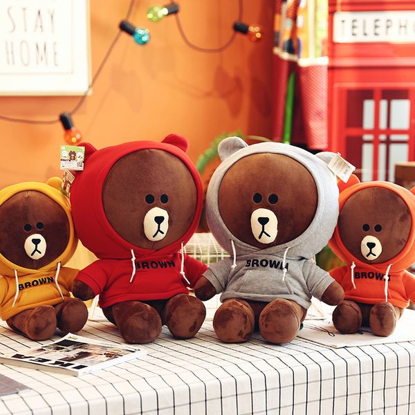 

cute brown bear toy kid cute brown bear plush toy lovely kid christmas gift 4 styles