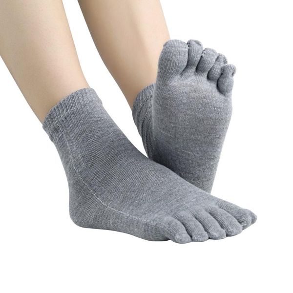 

men's socks clogs five toe dry separation toes men women fingers, Black