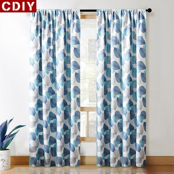 

cdiy floral blackout curtains for living room bedroom modern window curtain for kitchen curtain thick curtains drapes 85%shading