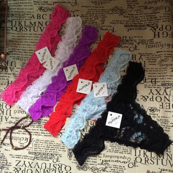 

lace women's thongs g-string underwear panties briefs for ladies t-back,1pcs/lot zhx99, Black;pink