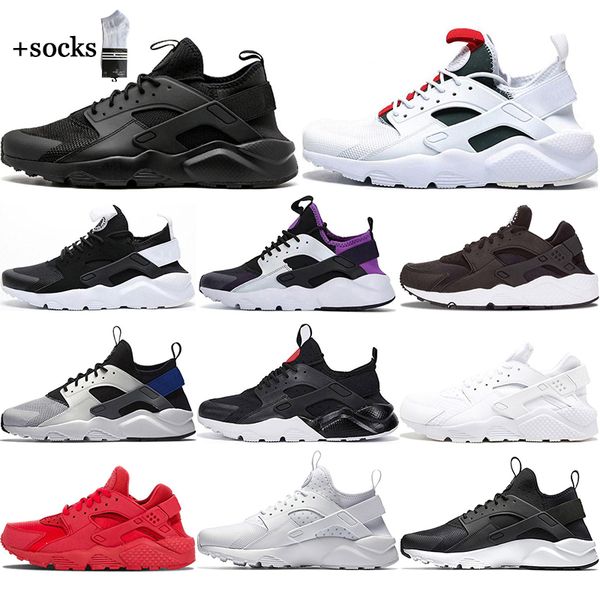 

huarache i running shoes for men women sports shoes triple black white huraches 1.0 4.0 womens mens huaraches trainer sneakers 36-45