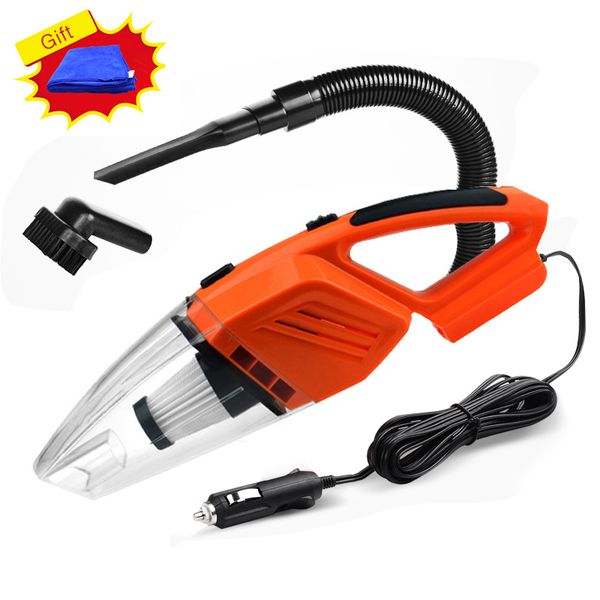 

new portable car vacuum cleaner wet and dry dual-use super suction 120w car vacuum cleaner with led light multi dust collector