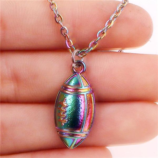 

new fashion 1pcs rainbow color zinc alloy half olive ball sporty casual necklaces collar stainless steel chain 20 sqcccz new_dhbest, Silver