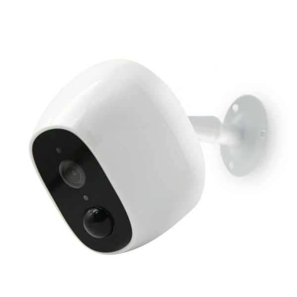 

y6 smart home security mini camera battery powered 130degree wide angle night-vision monitor with ir led pir alarm surveillance
