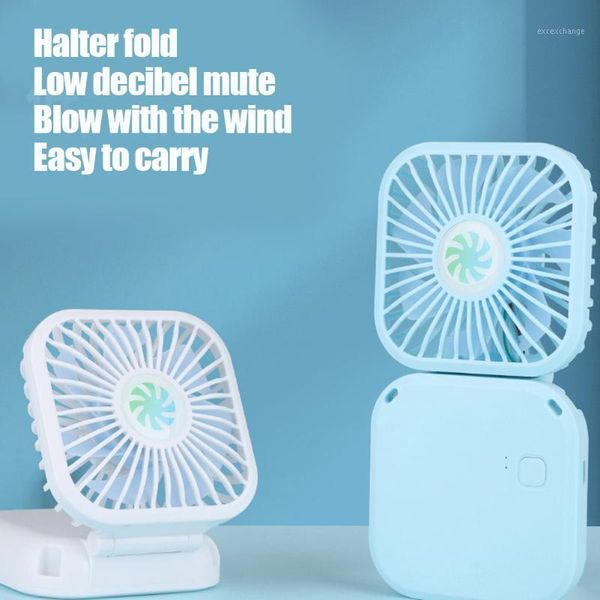 

gadgets handheld mini fan usb charging foldable mute deskhanging neck dja881