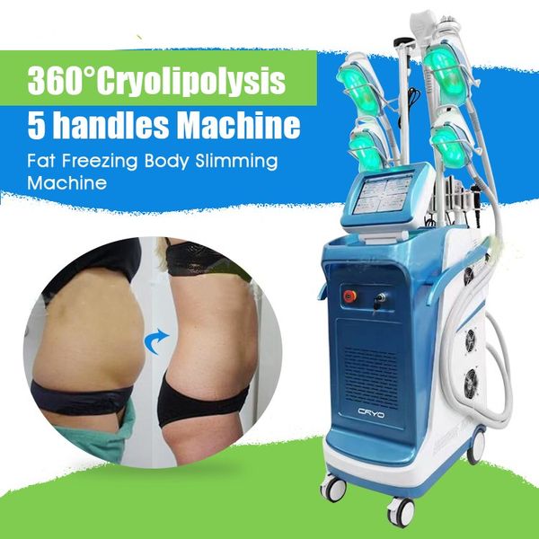 

360 cryo cryolipolyse cryotherapy cryolipolysis slimming machine 4 cryo handles 40k vacuum cavitation lipolaser fat removal body shaping fat