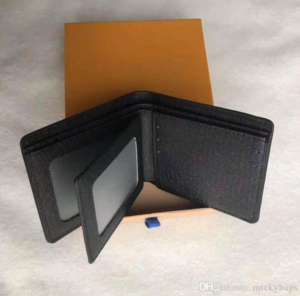 

888 selling paris plaid style mens wallet fashion designer men purse special canvas multiple short small bifold wallet with box, Red;black