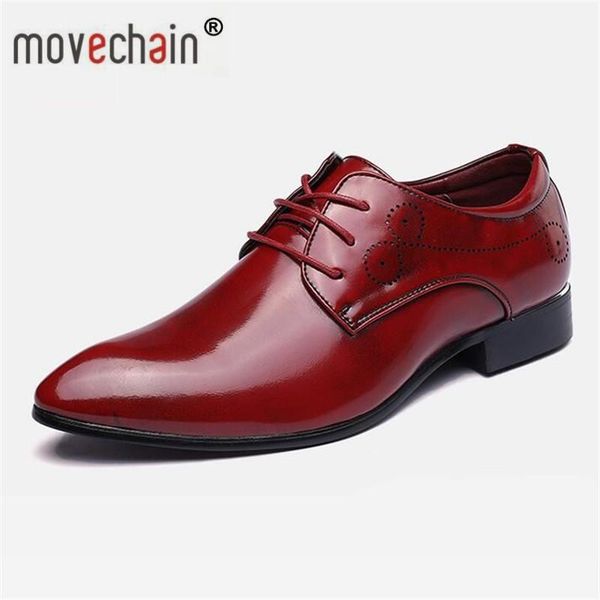 

movechain men's galaxy wedding dance party brogue shoes man lace-up dress office business oxfords mens casual driving flats, Black