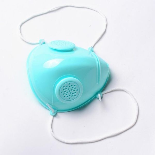 

face mask pp clear with transparent double breathing valve anti-dust washable deaf mute designer masks 10pcs filter dhf606 snyx#