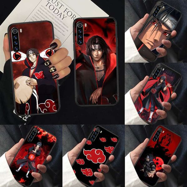 

1dwnaruto uchiha itachi case millet redmi note 5 7 t 8 6a 7a 8a 9 k 20 30 pro mobile phone black tpu primer waterproof