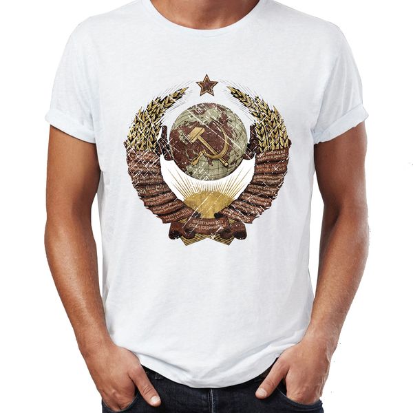 

men's t shirt soviet union era coat of arms of russia awesome artwork printed tee sport hooded sweatshirt hoodie
