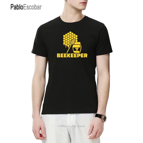 

дизайнеры балахон пчеловод смешные мужчины повседневная короткие рукава ситца cartoon пчеловодство пчелы camisetas masculina футболки толсто